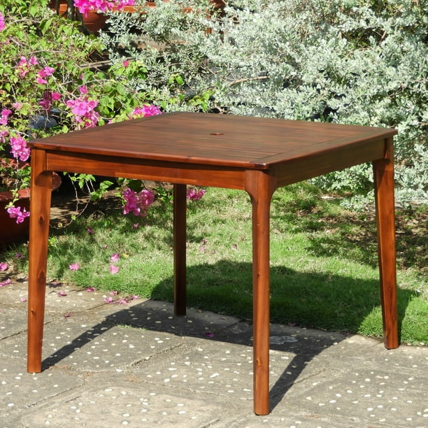 Highland Acacia Americana 36 Inch Square Dining Table Com Highland Acacia Americana 36 Inch, 36 Inch Square Dining Table