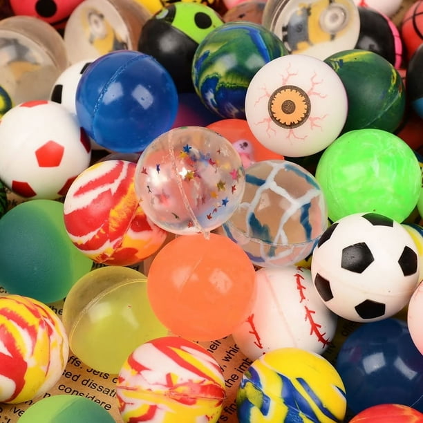 Pelota de rebote de 32 mm, máquina de pelota de goma sólida mixta, pelota especial para saltar