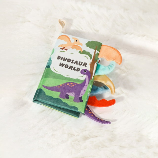 QIPOPIQ Soft Touch and Feel Crinkle Cloth Books, Learning Toys, Early Development Interactive Sensory Toys, Ocean Animal Tails, Gifts