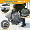 thumbnail image 2 of Orzbow Winter Baby Car Seat Cover, Universal Carseat Cover for Babies with Breathable Mesh Window, Cozy and Warm Car Seat Covers for Cold Weather, Dark Grey, 2 of 6