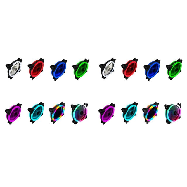 Ventilador de Refrigeración Monstrate 120mm RGB Ajustable para PC Tipo 2 NO2