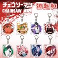 thumbnail image 3 of LLavero de motosierra de Anime para hombre, llavero acrílico de doble cara, Makima Denji Pochita Power Angel, colgante para bolso, colección de fanáticos, 3 of 5