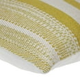 thumbnail image 4 of Parkland Collection Transitional Striped Yellow Square 18" x 18" Pillow, 4 of 6