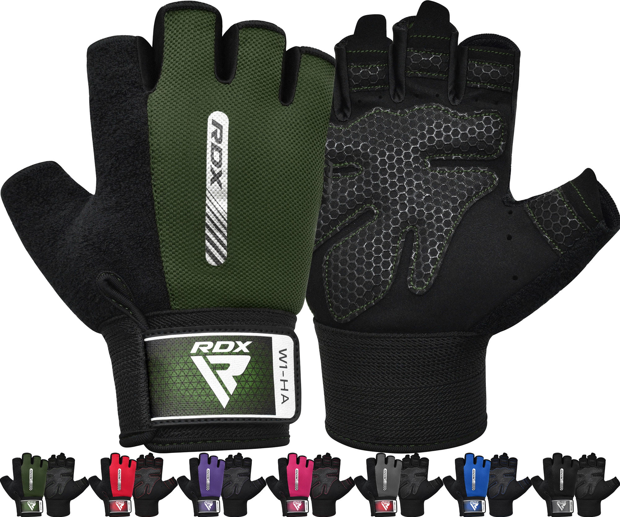 RDX RDX Weight Lifting Gloves Gym Fitness Power lifting Bodybuilding Workout Cycling 