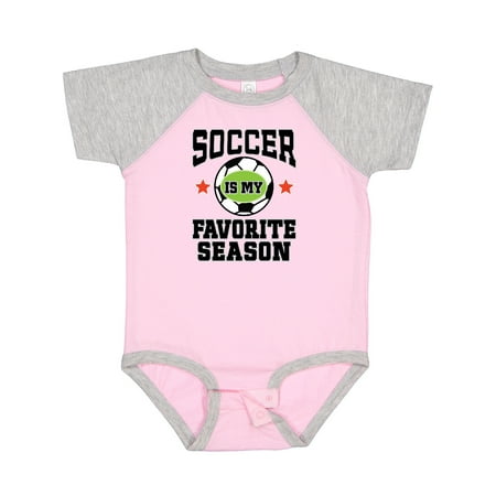 

Inktastic Soccer is My Favorite Season Gift Baby Boy or Baby Girl Bodysuit