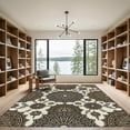 thumbnail image 2 of ODIKA 6'x9' Machine Washable Non-Slip Area Rug, Oriental Ivory High Traffic Rug, Ivory, 949568, 2 of 7