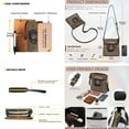 thumbnail image 2 of ZUXONGSY Dachshund Dog Paw Print Leather Women's Tote Bag Crossbody Bag and Wallet 2 Piece Set Trendy Purse Set for Work, Travel, & Outings Waterproof and Lightweight, 2 of 5