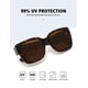 thumbnail image 2 of Gafas de Sol MEETSUN Polarizadas UV400 Marrón para Usar sobre Anteojos, 2 of 6