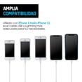 thumbnail image 3 of Cable Lightning a USB C Redlemon Carga Rápida Certificado MFI 1m, 3 of 7