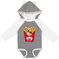 thumbnail image 3 of Inktastic Cute Frenchie in French Fries Boys or Girls Long Sleeve Baby Bodysuit, 3 of 5