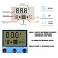 thumbnail image 3 of MasteelfCA Contrôleur de Charge Solaire 10A 12V/ 24V pour Panneau Solaire Domestique Régulateur Intelligent avec Ports USB Rétroéclairage, 3 of 7