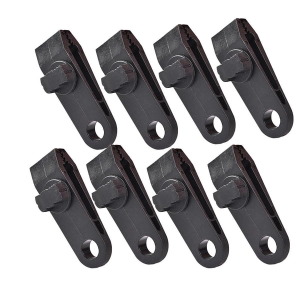 Clips ABS Abrazadera para toldo Ganchos para tienda 8 piezas Perfecl
