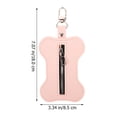 thumbnail image 4 of Pink Dog Waste Bag Dispenser with Hook for Easy Storage and Portable Use during Walks, 4 of 9