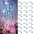 thumbnail image 1 of TRAHOO-LED Fairy Lights, Battery Operated Mini String Lights 7FT 20LED Silver Wire Fairy Lights Waterproof Twinkle Lights DIY Wedding Christmas Decor (White, 24), 1 of 4