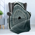 thumbnail image 4 of Outer Space Soft Flannel Fleece Throw Blanket, Science Fiction Theme 3D Design Futuristic Corridor Technologic Image Print, Cozy Plush for Indoor and Outdoor Use, 60" x 80", Blue Grey, by Ambesonne, 4 of 5