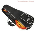 thumbnail image 4 of Bag Double Zippered  Backpack for Mandolin Thicken Shoulder Gig Bag Case Frabic 28" x 11" Large Size 2 Pockets Durable Washable, 4 of 7