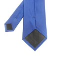 thumbnail image 4 of Murong Jun Men's Ties Solid Color Pure Polyester Plain Necktie Blue Ties For Men Medium Necktie, 4 of 4