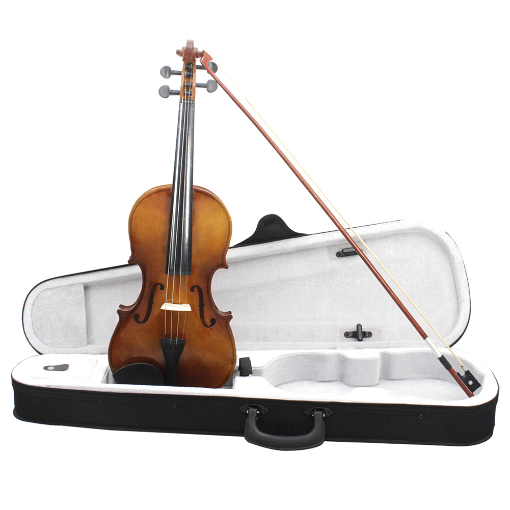UDIYO Vintage 4 String Violin Musical Instrument Accessory Student Beginner Learn Tool
