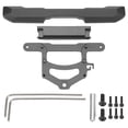 thumbnail image 1 of Kit de parachoques trasero de metal RC, piezas de repuesto de parachoques trasero de aleación de aluminio para Axial SCX24 para Ford Bronco 1/24 RC Crawler negro, 1 of 14