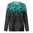 thumbnail image 4 of CNKOO Femmes Sweat-Shirt à Manches Longues Imprimé O Col Pull en Vrac Sweat-Shirt d'Automne, 4 of 4