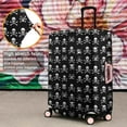 thumbnail image 4 of Black White Skull Cross Pattern Luggage Cover Fashion Suitcase Cover Baggage Covers Fit 25-28 Inch Luggage (Go Travel), 4 of 5