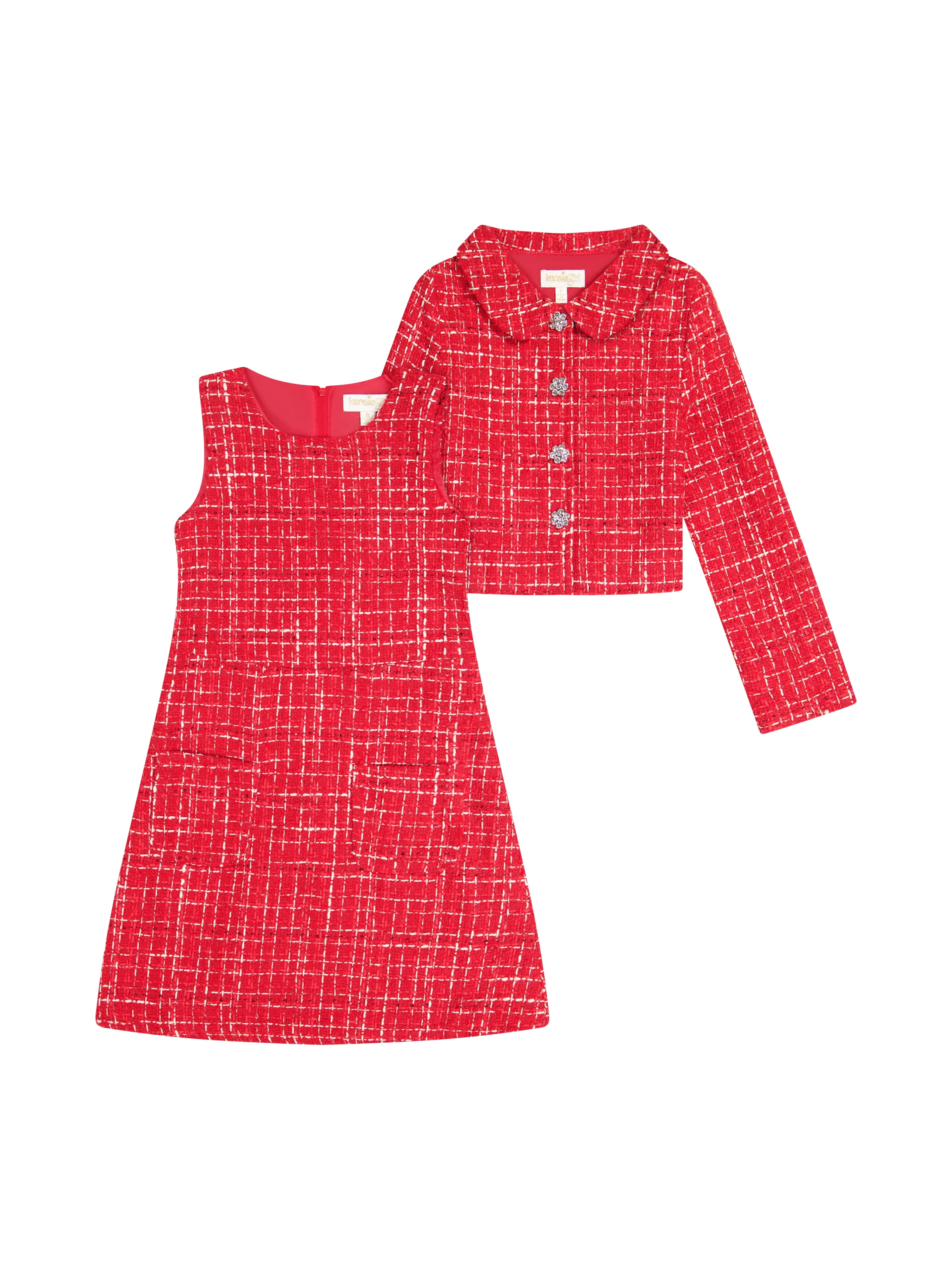 Kensie Girl Dress and Coat Set, Sizes 4-16