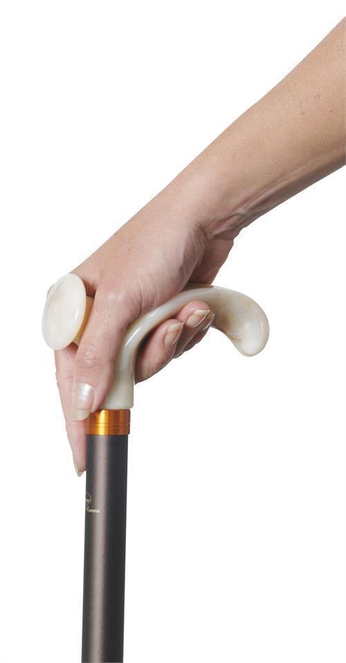 Ortho Cane with Relaxed Grip Handle Right Handed