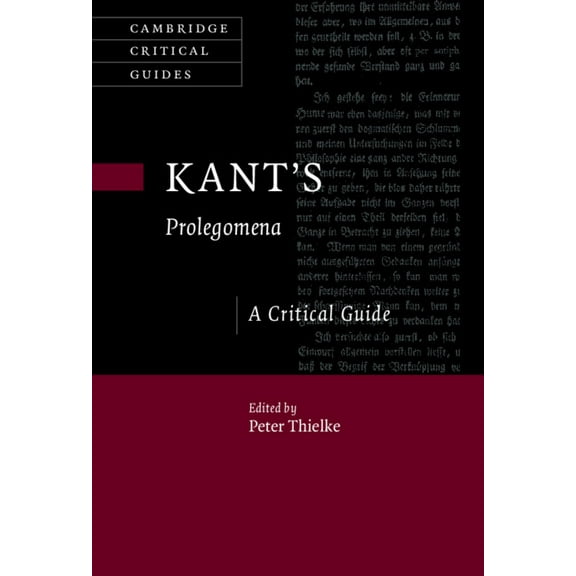 Cambridge Critical Guides Kant's Prolegomena, (Hardcover)
