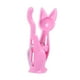 thumbnail image 5 of 4 pinzas de plástico creativas con forma de gato de dibujos animados para colgar la ropa, toallas de playa y otros artículos domésticos (rosa), 5 of 7