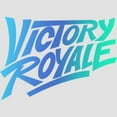 thumbnail image 2 of Women's Fortnite Victory Royale Gradient Logo Racerback Tank Top White Heather X Large, 2 of 4
