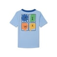 thumbnail image 2 of Wonder Nation Little Boys Faces Graphic Tee with Short Sleeves, Sizes 4-10, 2 of 3