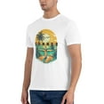 thumbnail image 6 of Graphic Tees Beach Summer Gildan Men's Short Sleeve T-Shirt 180g, 6 of 8