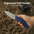 thumbnail image 6 of CIVIVI Placoid Pocket Knife, Folding Knife with 3.67" 14C28N Blade G-10 Handle C23079-2, 6 of 8