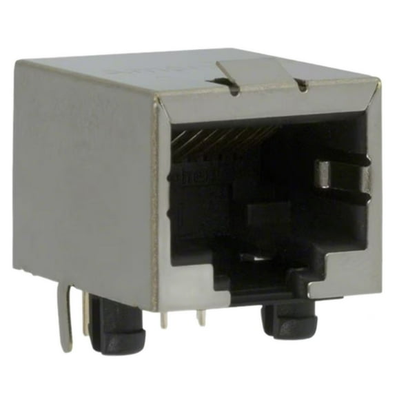 Pack of 4 FRJAE-468 Connector Jack Modular 8p8c (RJ45, Ethernet) 90° Angle (Right) Shielded : RoHS