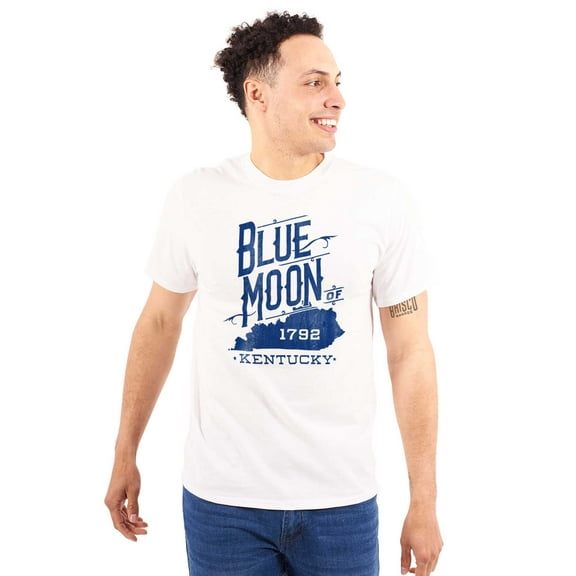 Kentucky Moon Retro State Shape Plus Size Crewneck Graphic Tee Shirt Brisco Brands 2X