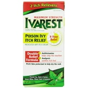 5 Pack - Ivarest Anti-Itch Cream, Maximum Strength, Medicated, 2 Oz Each