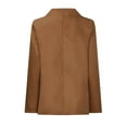 thumbnail image 6 of ZVNAΖH Womens Double Breasted Blazer Jackets Casual Blazers Lapel Long Sleeve Work Office Blazer Spring Fall Outfits, 6 of 9