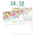 thumbnail image 3 of Tree-Free Greetings Thank You Greeting Card 12 Pack, 4x6, Spring Floral Wedding (TK61338), 3 of 7
