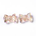 thumbnail image 2 of 200pcs Transparemt Acrylic Beads Bowknot Mixed color 16x24x11mm Hole: 2.1mm, 2 of 3