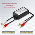 thumbnail image 2 of Filtro Ground Loop Aislador de Ruido RCA WiSwinda Black, 2 of 7