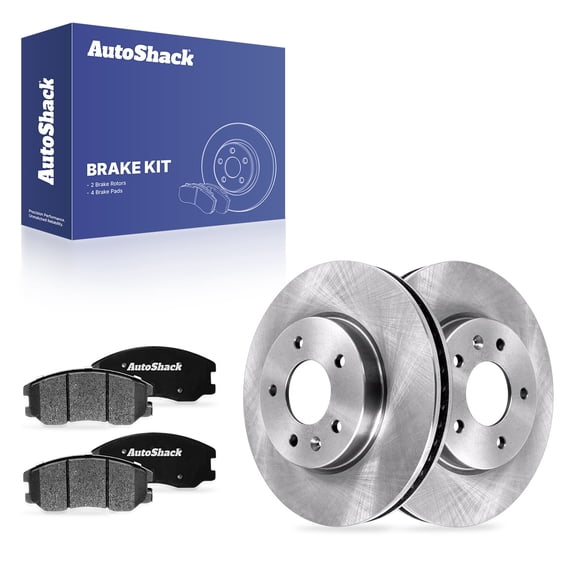 AutoShack Front Vented Brake Rotors   Ceramic Pads 6-PC Brake Kit Replacement for 2007-2009 Chevrolet Equinox 2008-2010 Saturn Vue 2012-2015 Chevrolet Captiva Sport 11.65" (295.9 mm)