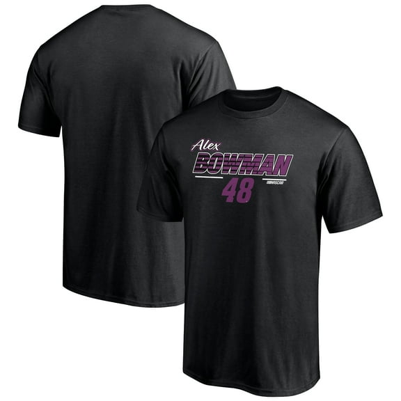 Men's Black Alex Bowman Dominant Winner T-Shirt