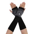 thumbnail image 1 of Gants Sans Doigts pour Femmes Motif Dessin Animé Bras Chaud Tricoté à la Main Paire, 1 of 6