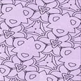 thumbnail image 1 of Ahgly Company Indoor Square Patterned Rich Lilac Purple Area Rugs, 4' Square, 1 of 6