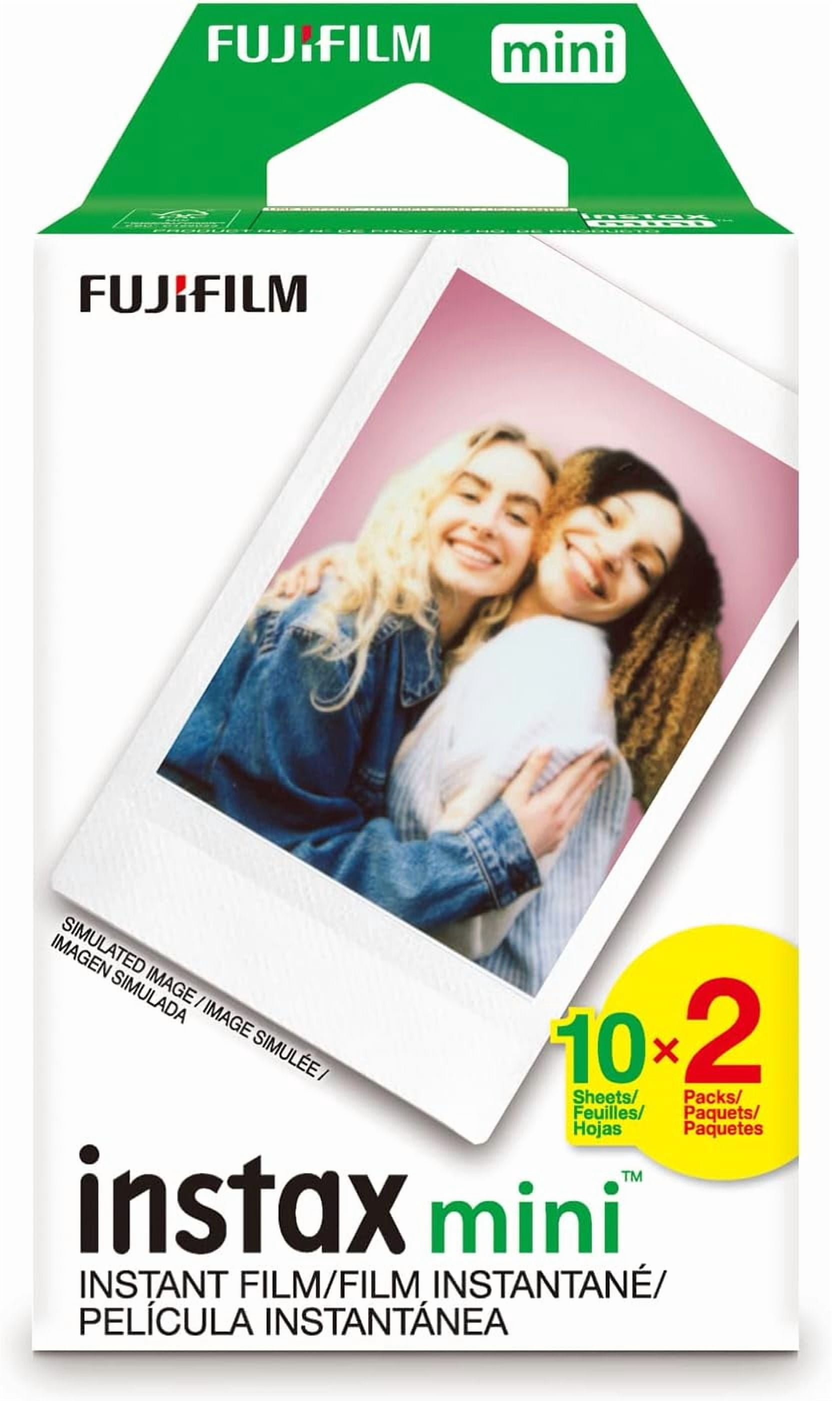 Fujifilm Instax Mini Film (20 sheets) + Frame Stickers Bundle