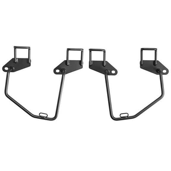 Black Motorcycle Side Mount Holder Bags Luggage Rack for Honda Rebel CM 300 500