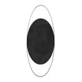 thumbnail image 6 of CosmoLiving by Cosmopolitan 16" x 42" Black Oval Wall Mirror, 6 of 7