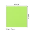 thumbnail image 2 of Unique Bargains 25 Sheet Origami Paper Double Sided Fluorescent Bright Green 2.8x2.8 Inch Square Sheet for Art Craft Project, 2 of 5