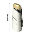 thumbnail image 2 of Parapluie de Voyage Portable Mini Design Compact Coupe-Vent pour Activités Extérieures Plage Soleil Pluie, 2 of 5