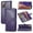 Mandala-Purple, variant on Samsung Galaxy Note20 Case,  ShockProof Premium PU leather Magnetic Flip wallet Case with Kickstand and Flip Cover For Samsung Galaxy Note 20 5G, Blue